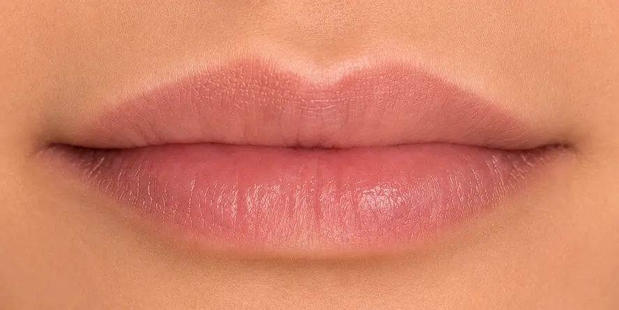 Vorherbild vor Permanent Make-up Lippenpigmentierung